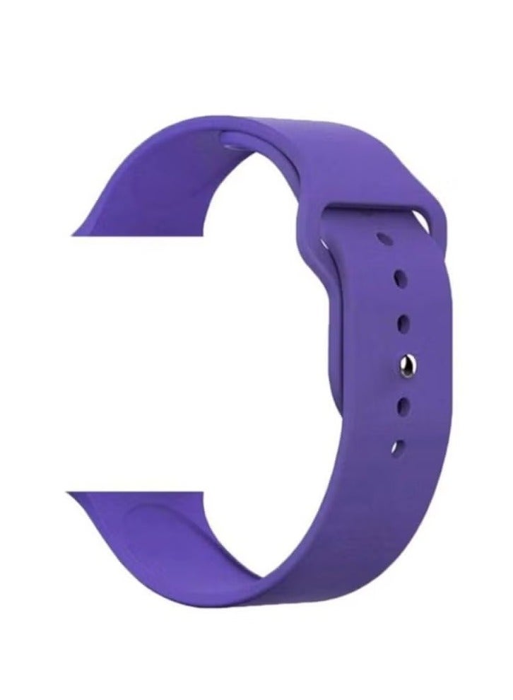 vesus Silicone Replacement Band For Apple Watch 42/44mm Purple