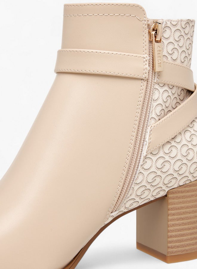 سيليست بوت نسائي بكعب عريض للكاحل - Image 5