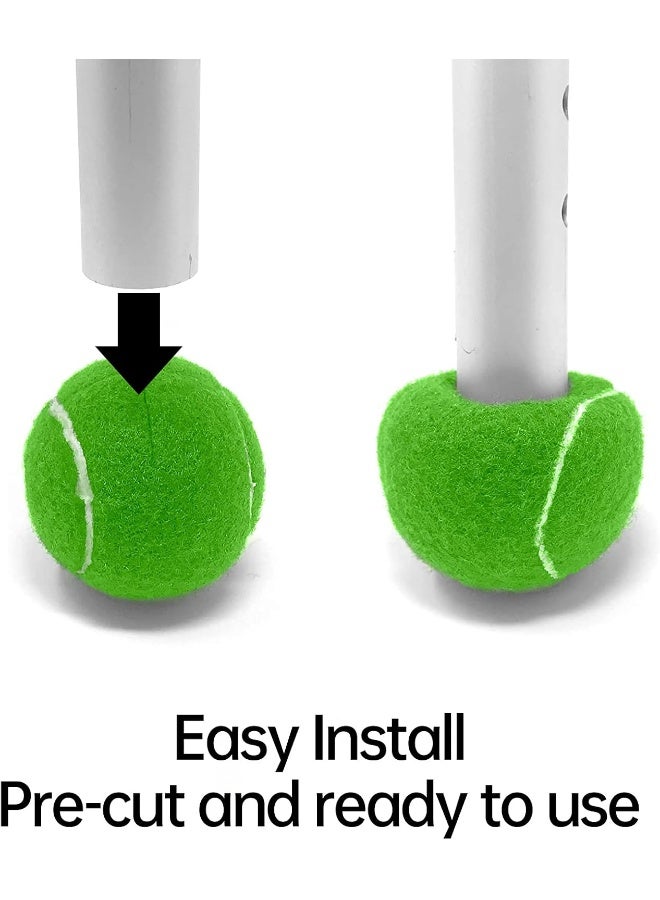 Magicorange 6 PCS Precut Walker Tennis Balls for Furniture Legs and Floor Protection - Image 5