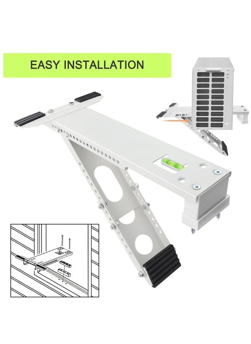 Window Air Conditioner Bracket, Universal AC Support Brackets, Heavy Duty Support Up to 165lbs