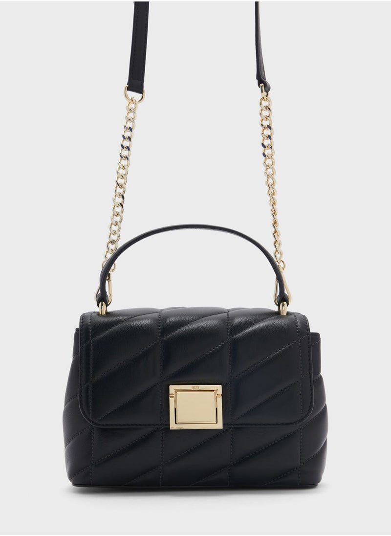 DKNY - Beau Flap Over Crossbody Bag - Image 1
