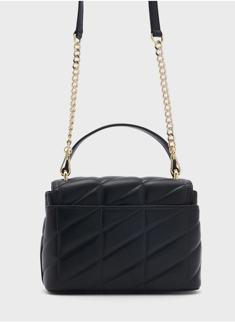 DKNY - Beau Flap Over Crossbody Bag - Image 1