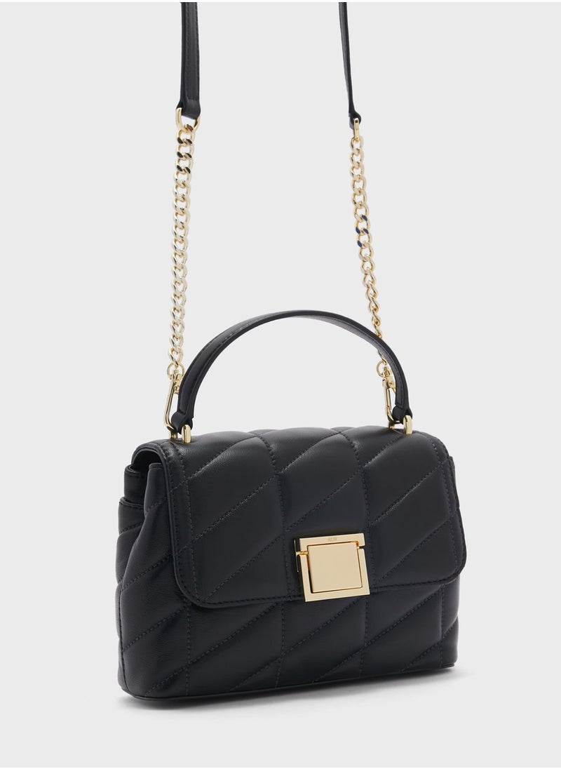 DKNY - Beau Flap Over Crossbody Bag - Image 1