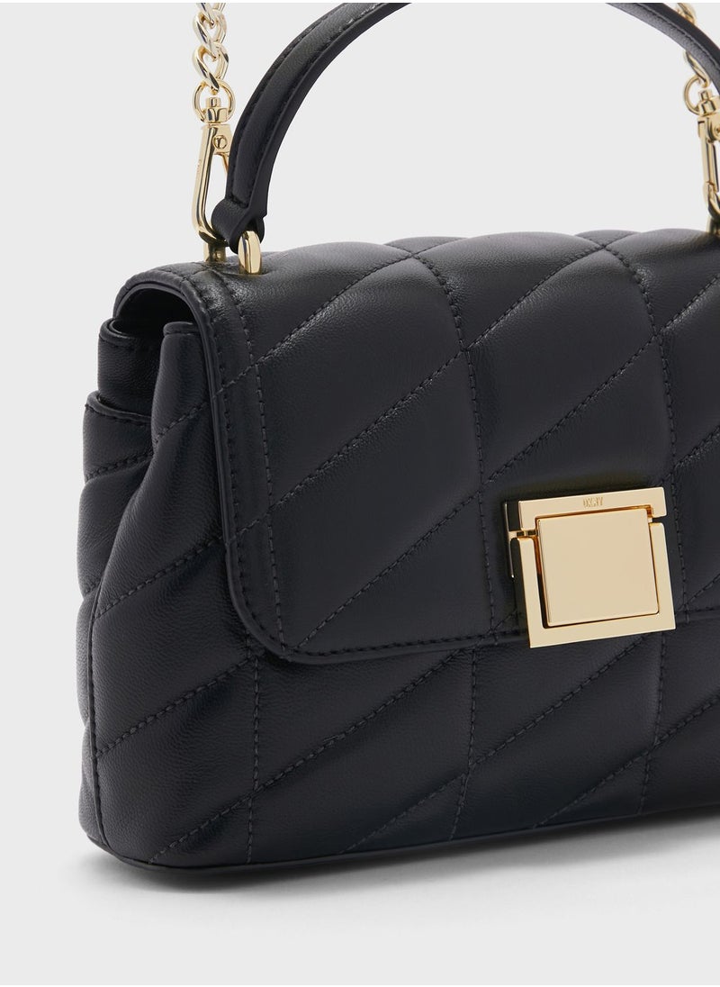 DKNY - Beau Flap Over Crossbody Bag - Image 1