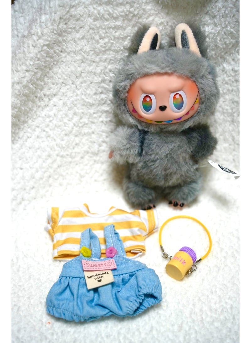 Labubu The Monsters Clothes - Labubu Outfit, Chic Style Set for Labubu Dolls, 17cm Doll Clothes Suitable for Labubu Dolls Accessories  - Image 3