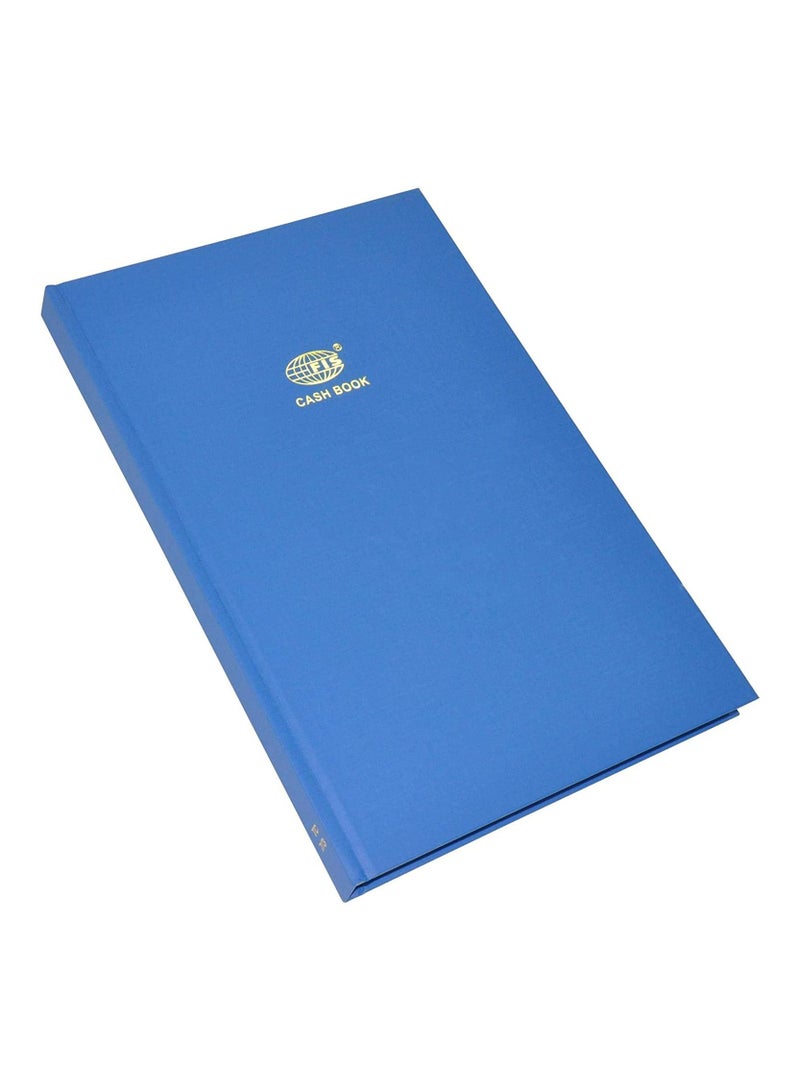 FIS FIS Cash Book, Azure Laid Ledger Paper, FS (210 x 330 mm) Size, 3 Quire - FSACCTC3Q73  - Image 1