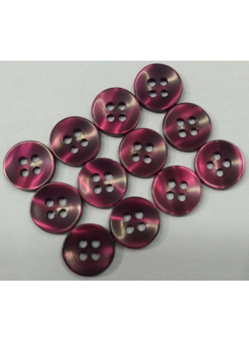 İlhan Düğme İlhan Button Mother of Pearl Shirt and Blouse Buttons-12 Pieces 