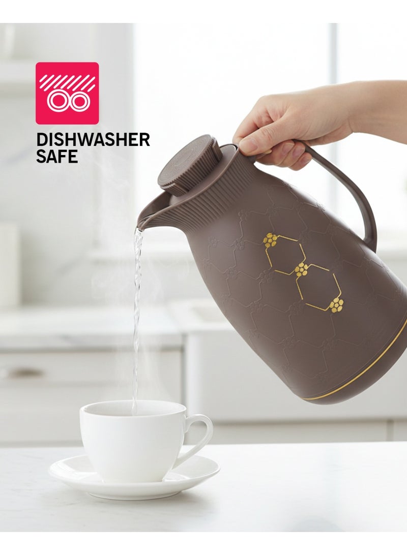 DELCASA Double Wall Vaccum Flask 1000ml - Image 5