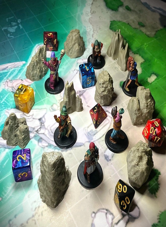 Extruded Gaming Set of 9 Boulders - Image 3