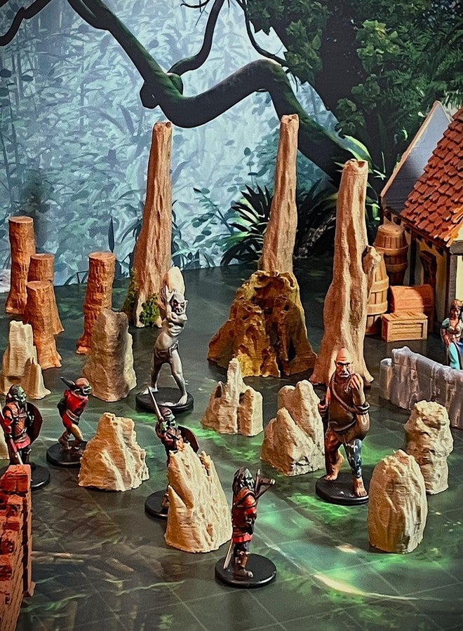 Extruded Gaming Set of 9 Boulders - Image 2