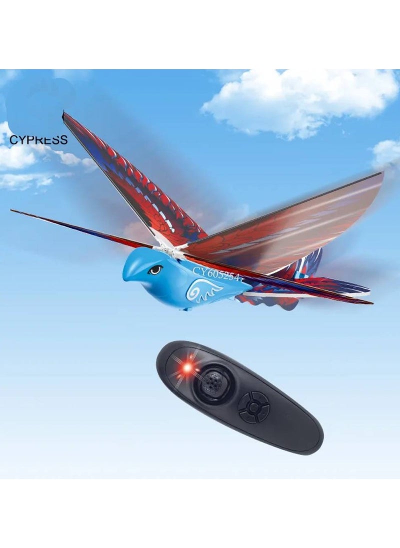 LIXES - 2.4GHz Remote Control Flying Bird Toy – Fun and Easy-to-Fly RC Bird Model with Colorful Lights - Image 1