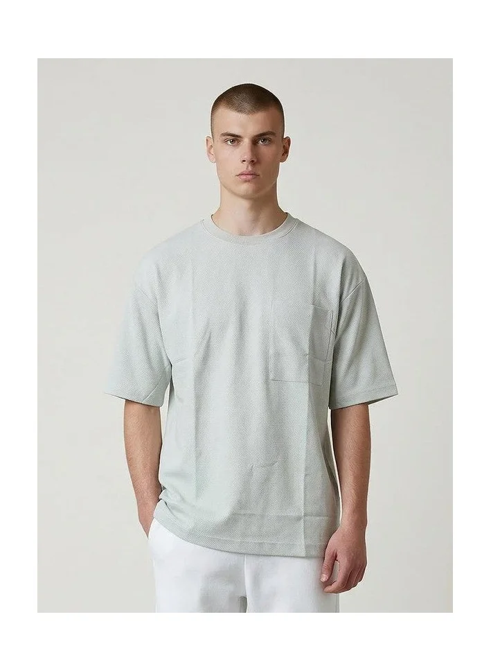 Marrakech Oversized Pique T-Shirt with Front Pocket