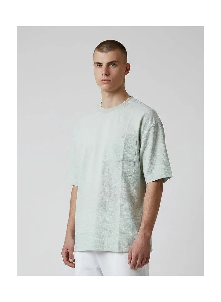 Marrakech Oversized Pique T-Shirt with Front Pocket