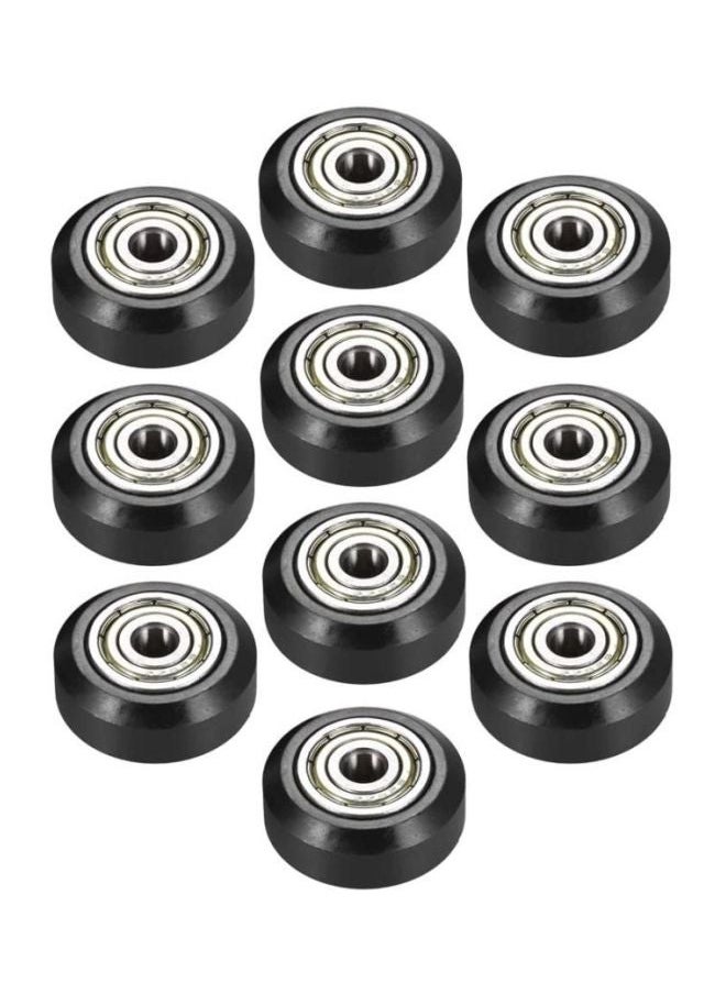 NIBEMINENT 10-Piece POM Wheel Black/Silver/Gold  - Image 3