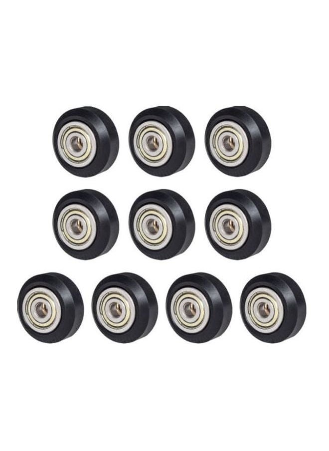 NIBEMINENT 10-Piece POM Wheel Black/Silver/Gold  - Image 2