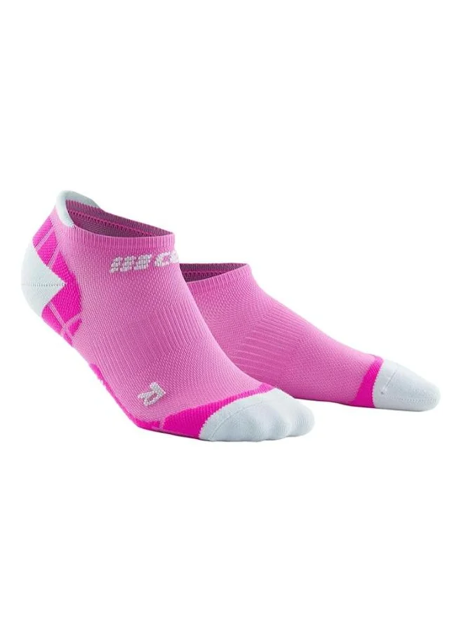 سي إي بي CEP - Ultralight Compression Socks No Show Electric Pink/Light Grey Women