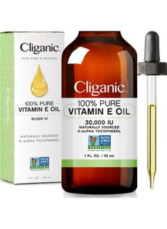 Cliganic Liganic 100% Pure Vitamin E Oil For Skin Hair & Face 30 000 Iu Nongmo Verified ; Natural Dalpha Tocopherol  - Image 2