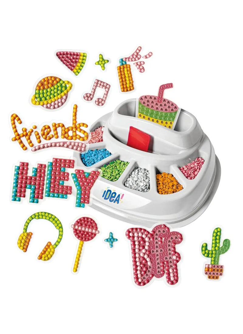 Clementoni Idea Sparkly Creations Pop Style | Do it Yourself | DIY Craft Kit | Educational & Learning | Creative Gift for Kids and Adults
