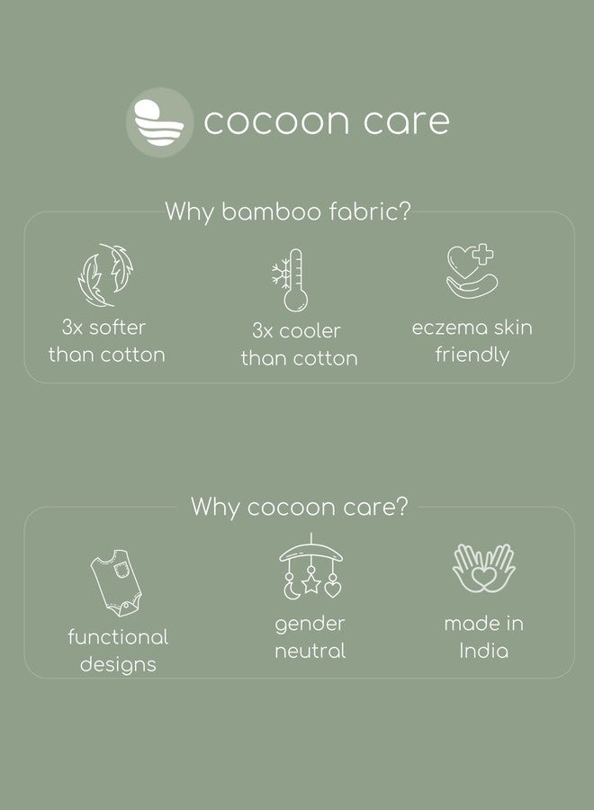 Cocoon Care Unisex Bamboo Muslin Grey double sided 2 in 1 Bib and Wash Cloth for Baby - Image 4