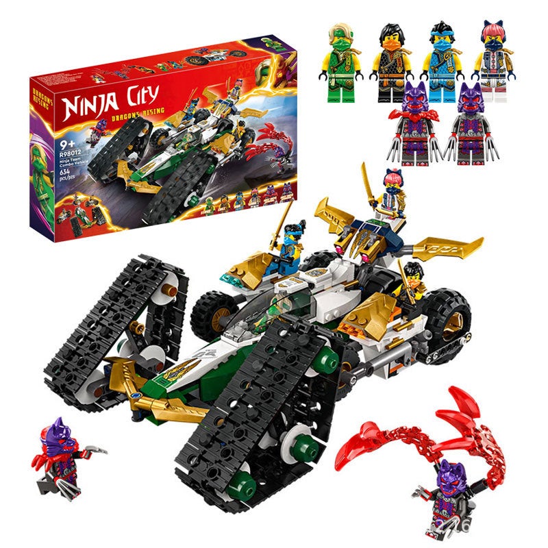 New Ninjago Building Blocks 71820 Ninja Team Combined Vehicle Set - Image 1