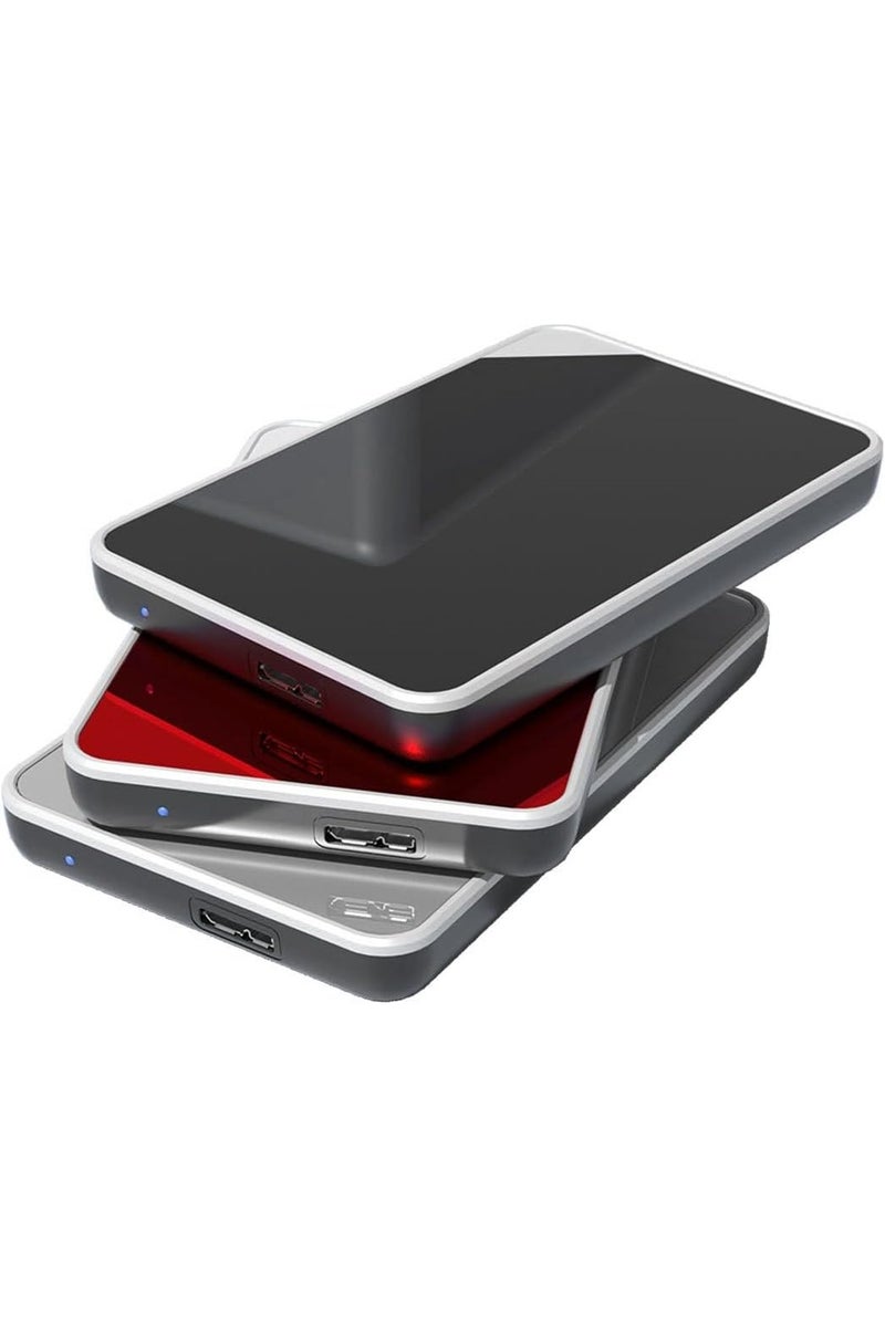 320G External Hard Drive-USB 3.0 Portable HDD External Hard Drives-Slim External Hard Drive-5Gbps H-Speed Solid State External Hard Drive-Portable External Hard Drive for Mac,PC,Laptop (Black) - Image 1