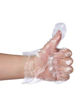 SYOSI Disposable Food Prep Gloves - 500PCS Plastic Food Safe Disposable Gloves, Food Handling, One Size Fits Most  - Image 5