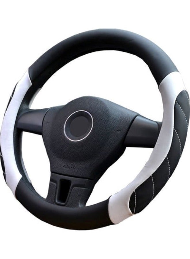 Car Steering Wheel Protective Cover, Durable Breathable, Steering Cover, Soft Comfortable Anti-slip Cover, Universal Steering Wheel Accessories, One Size Fits Most Vehicles - Image 5