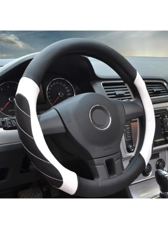 Car Steering Wheel Protective Cover, Durable Breathable, Steering Cover, Soft Comfortable Anti-slip Cover, Universal Steering Wheel Accessories, One Size Fits Most Vehicles - Image 3