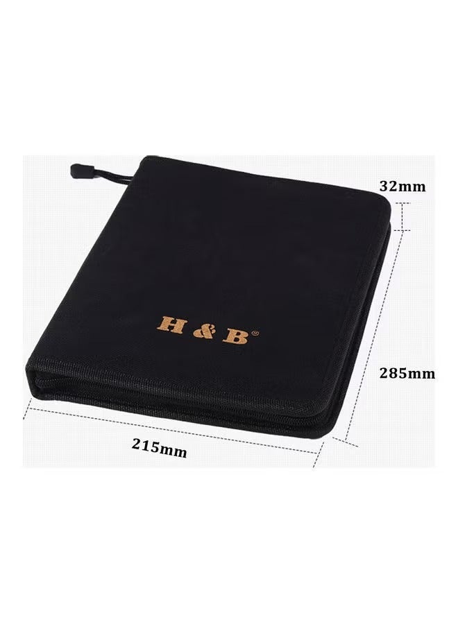 H&B 51pcsset Professional Drawing Kit Wood Pencil Sketching Pencils Art Sketch Painting Supplies with Carrying Bag - Image 2