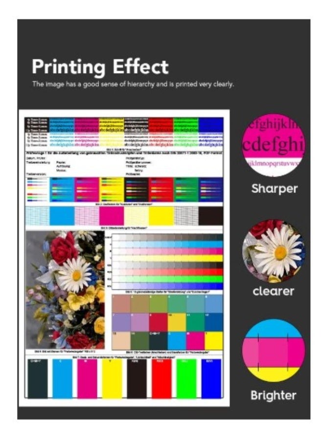 Terabyte HGT53XL 135ml GT52 70ml for HP Printer DeskJet Smart GT Tank (All-Pack of 4) - Image 3