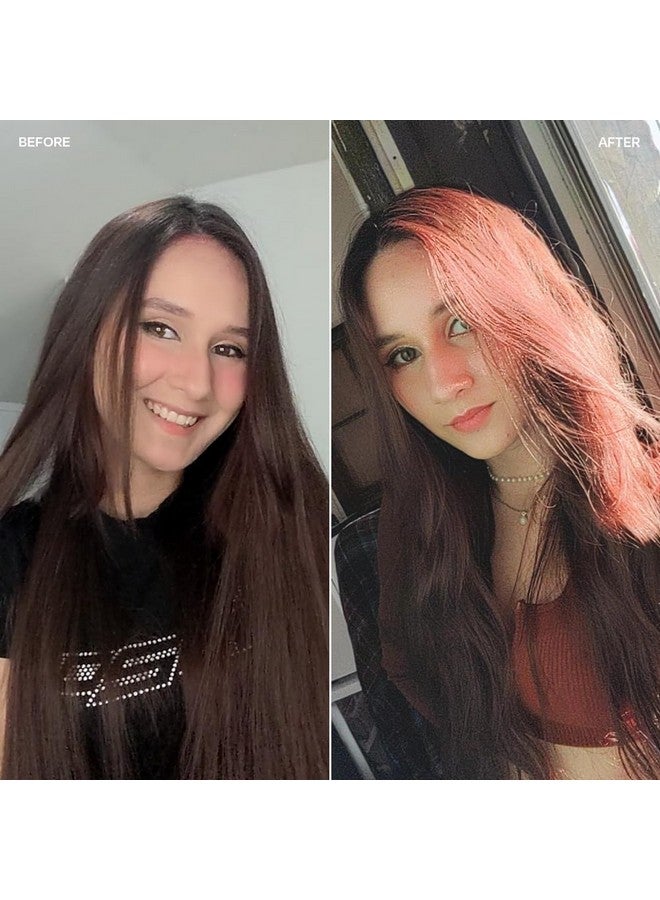 oVertone Haircare Color Depositing Conditioner - 8 oz Semi Permanent Hair Color with Shea Butter & Coconut Oil - Temporary Hair Color Dye - Vegan, Cruelty-Free - Red for Brown - Image 3