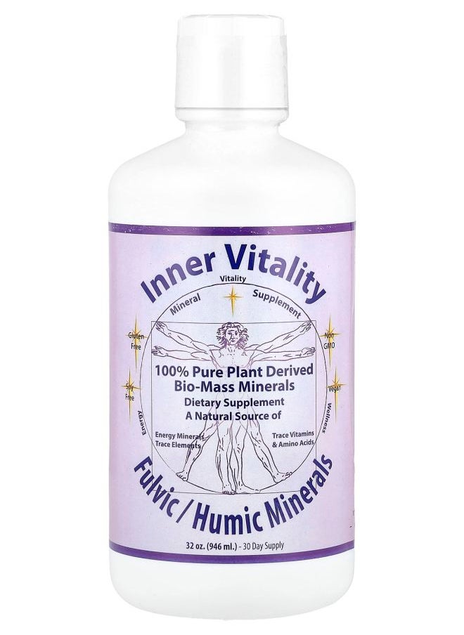 Morningstar Minerals Inner Vitality Fulvic/Humic Minerals 32 oz (946 ml) 
