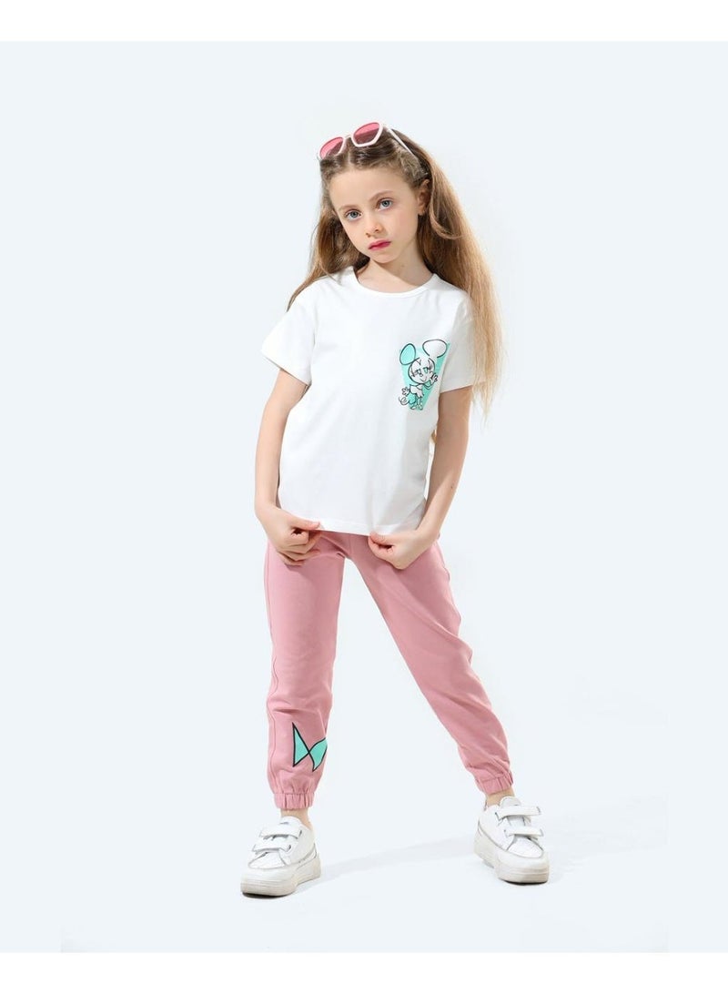 ريمينت بيجاما للبنات ميكي ماوس  كشميري - Image 2