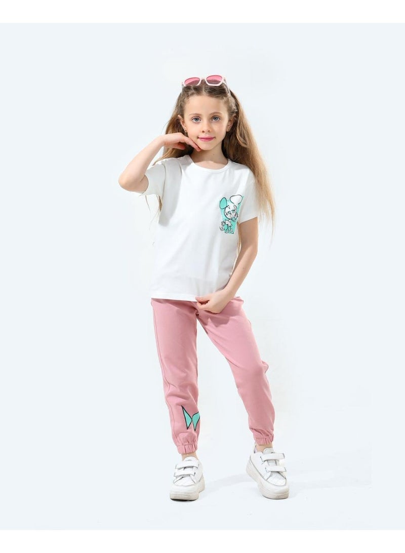 ريمينت بيجاما للبنات ميكي ماوس  كشميري - Image 1