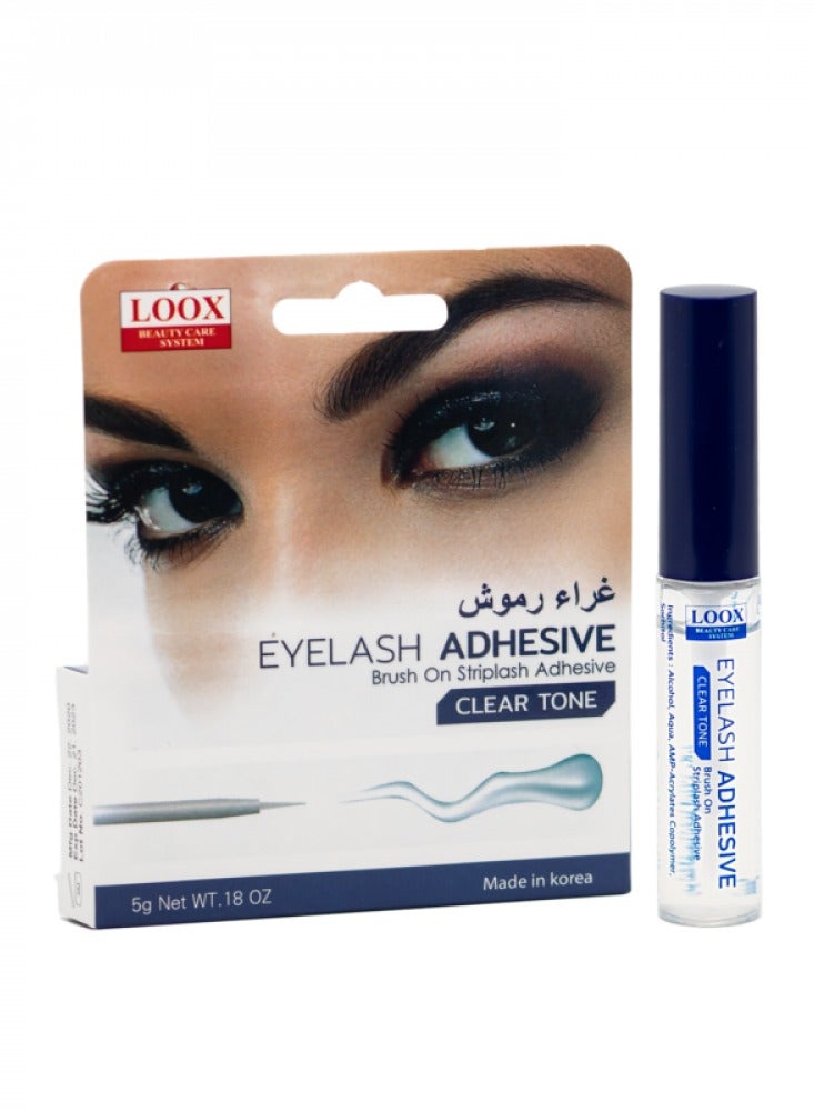 LOOX BEAUTY CARE SYSTEM Clear Eyelash Adhesive with a Brush 5g - Image 1