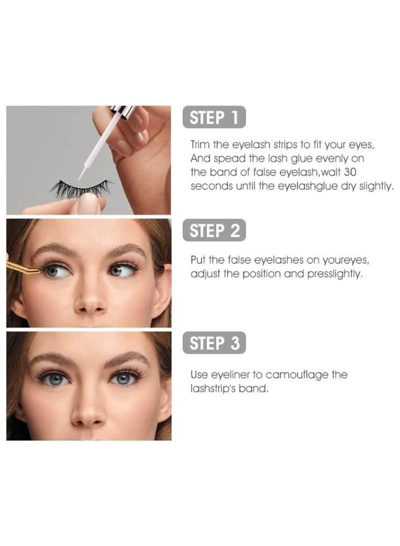 LOOX BEAUTY CARE SYSTEM Clear Eyelash Adhesive with a Brush 5g - Image 4