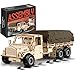 MOCBURIKU Military Truck 3D Wooden Puzzles for Adults to Build DIY Assembly Building Toys with Pull Back Action 118pcs Car Model Building Kits with Removable Cover Creative Gift for Teens and Men - Image 2