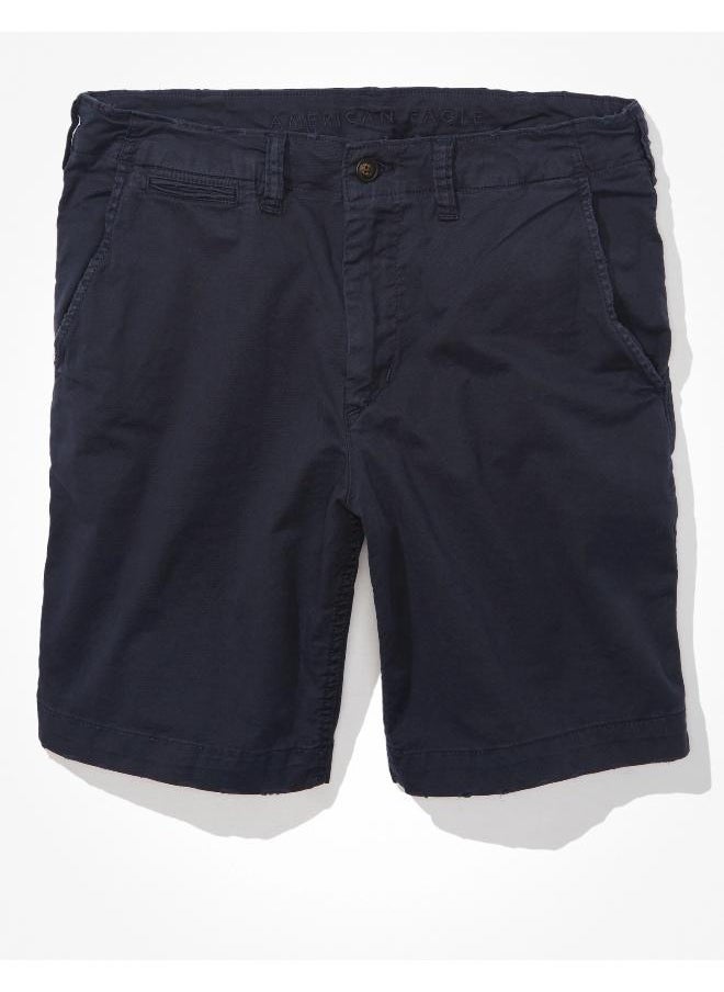 American Eagle - AE Flex 9" Lived-In Khaki Short - Image 1