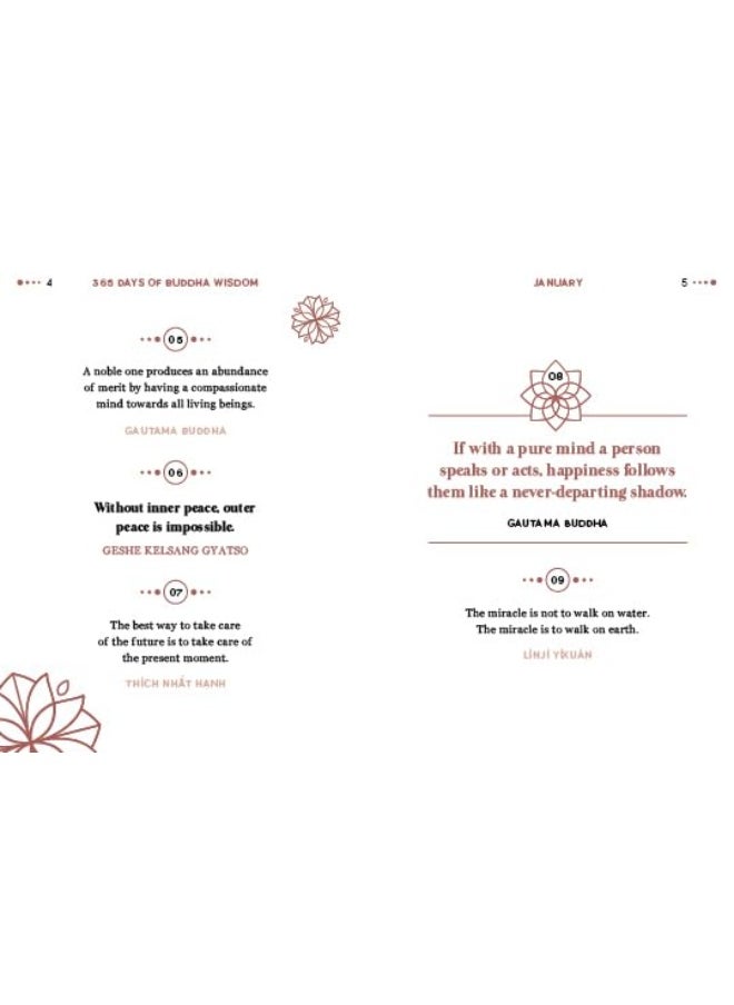 365 Days of Buddha Wisdom: Quotes from Buddhist Thinkers to Bring You Daily Inspiration  - Image 2