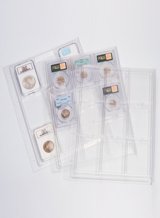 Lighthouse ENCAP Album Pages for Certified or Certified Style Coin Slab Holders PCGS, NGC, ANACS, Premier, Little Bear Elite - Pack of 2 - Image 2