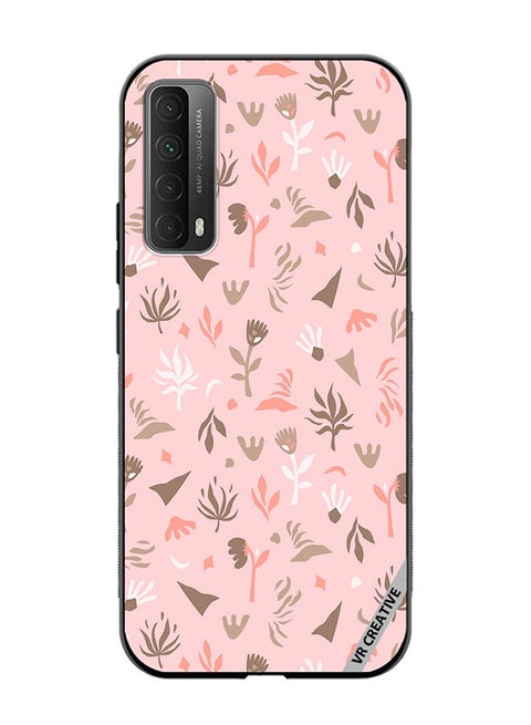 Protective Case Cover For Huawei Y7a Flower Seamless Pattern In Beautiful Abstract Style Design Multicolour