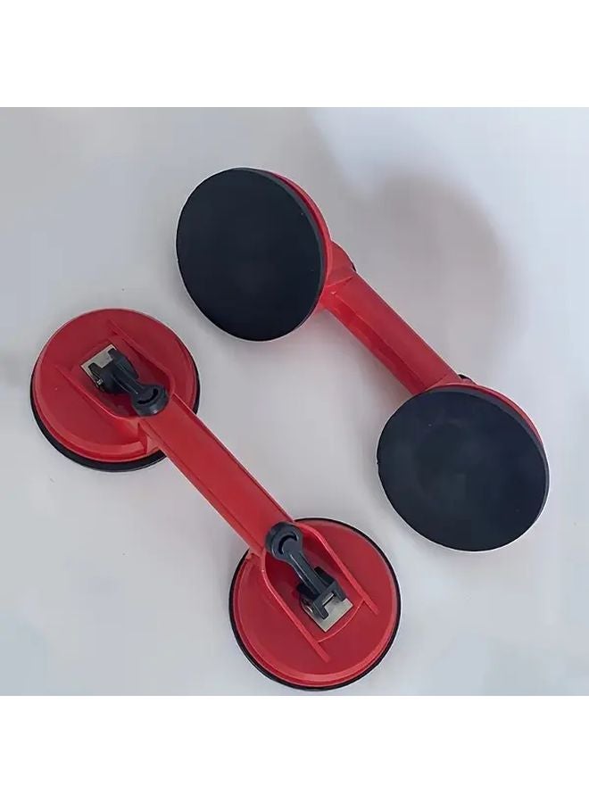 Heavy Duty Orange Glass Suction Cup Set Vacuum Plate Handle Hook Lift For 20 Scenarios - Image 3