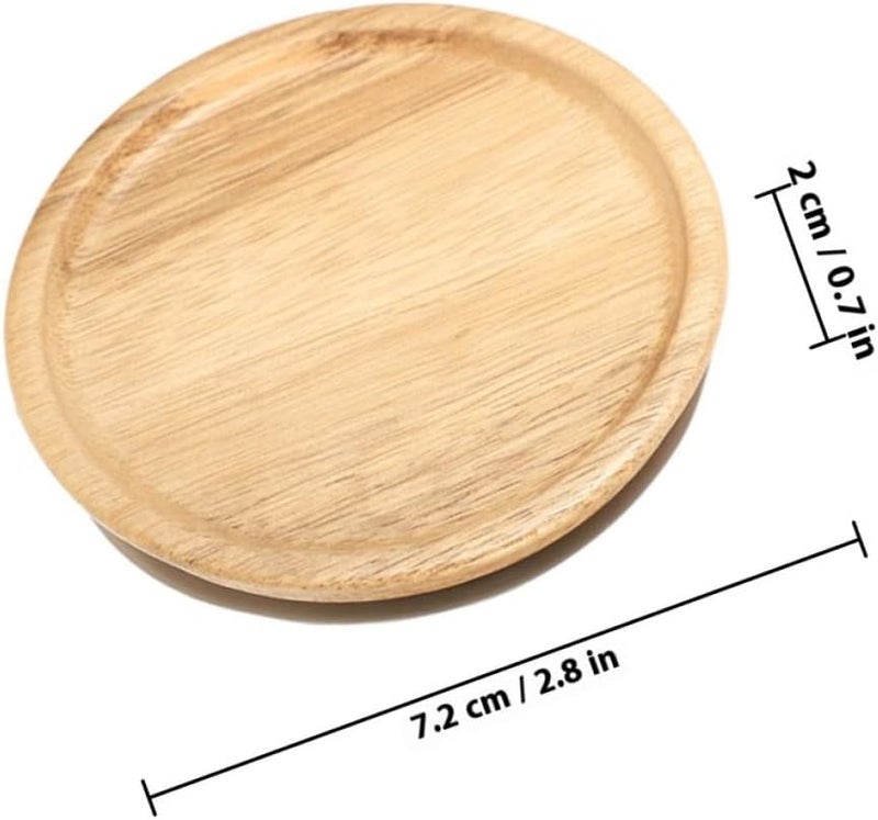 INOOMP Sealed Glass Jar Lids with 70mm Wooden Acacia Covers, Reusable Mason Canister Sealing Caps for Household Storage, 2pcs Set - Image 2