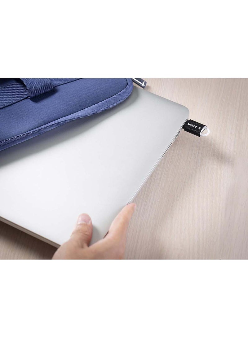 ليكسار جهاز تخزين فلاش JumpDrive V40 سعة 64 جيجابايت USB 2.0، أسود (LJDV40-64GABVNA) - Image 4