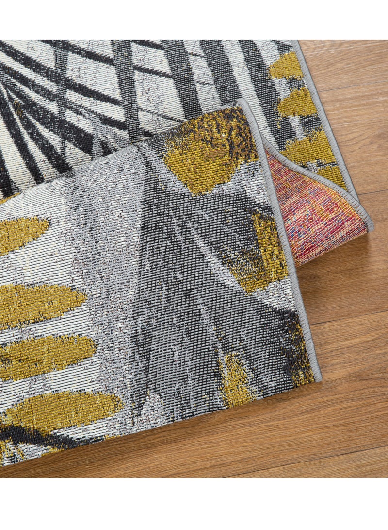 لوفت كابري، سجادة خارجية، سجادة أريكة، سجادة معيشة، مقاس 160×235 سم، قماش، متعدد الألوان، صنع في مصر-504X-Q3 - Image 3