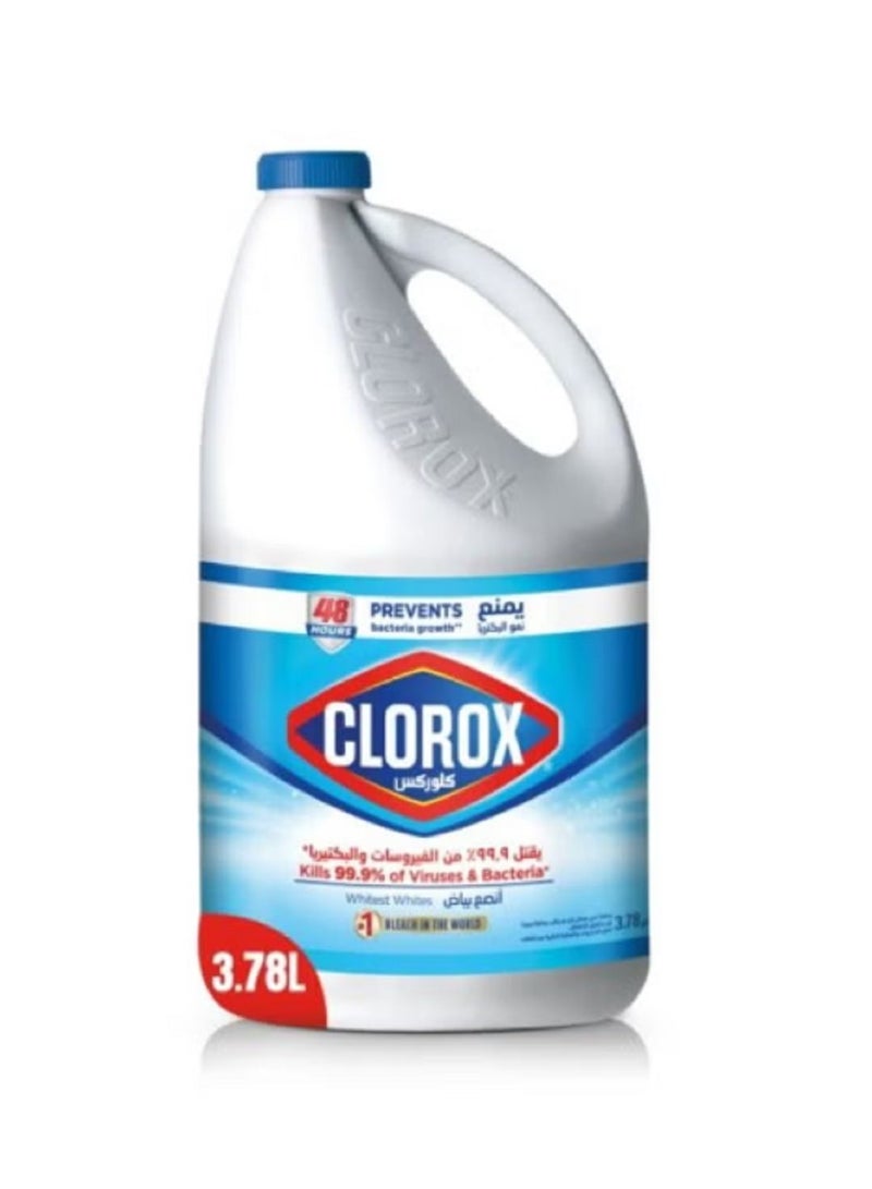 Generic Original Liquid Bleach, Household Cleaner and Disinfectant 3.78 litres 