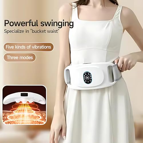 AROGYA Electric Fitness Slimming Massager belt | Tummy Massage Weight Loss, Muscle Pain Body Belt, Belly Vibrating Waist Belt for Weight Loss | Fat Burning belt| Unwanted Belly/Tummy Fat - Image 5