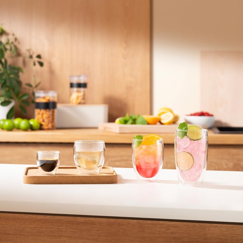 bodum Pavina Double Wall Glass, Clear, Bd 4557 10A, 2 Pieces, , 4557 10, 2 Count Pack of 1 - Image 3