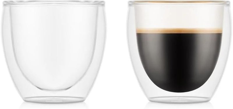 bodum Pavina Double Wall Glass, Clear, Bd 4557 10A, 2 Pieces, , 4557 10, 2 Count Pack of 1 - Image 1
