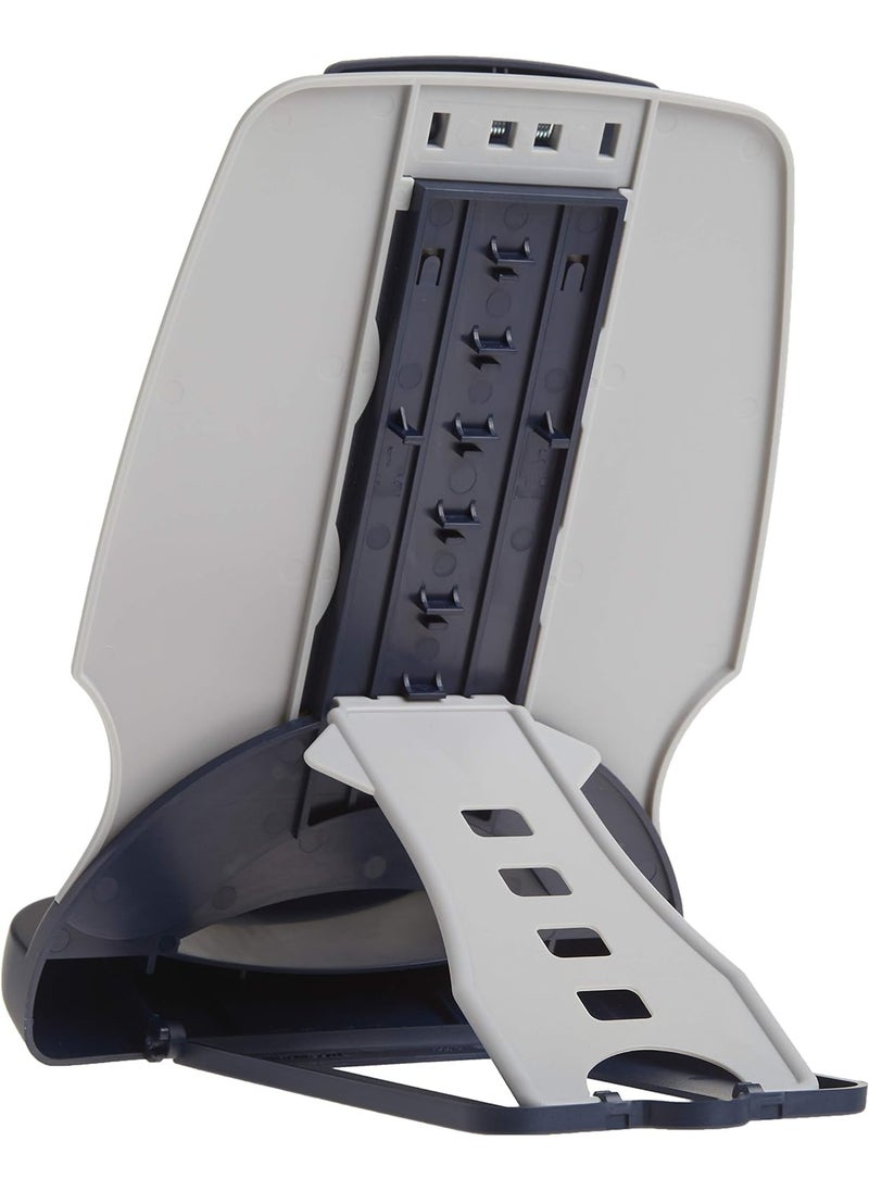 Kensington Kensington Insight Adjustable Book Copyholder 50 Sheet Capacity Metal Midnight Bluegray  - Image 5